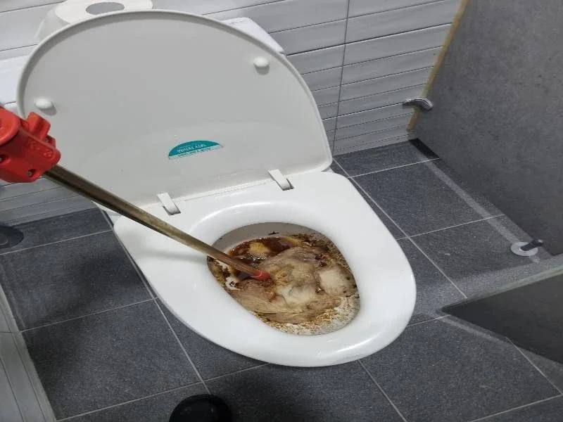안양 변기막힘 작업사례 6